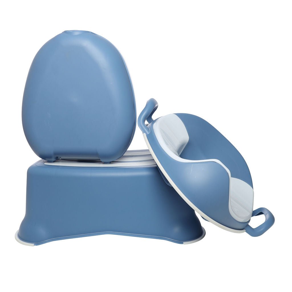 My Carry Potty Bundle Ocean Blue Töpfchen-Set mit Hocker