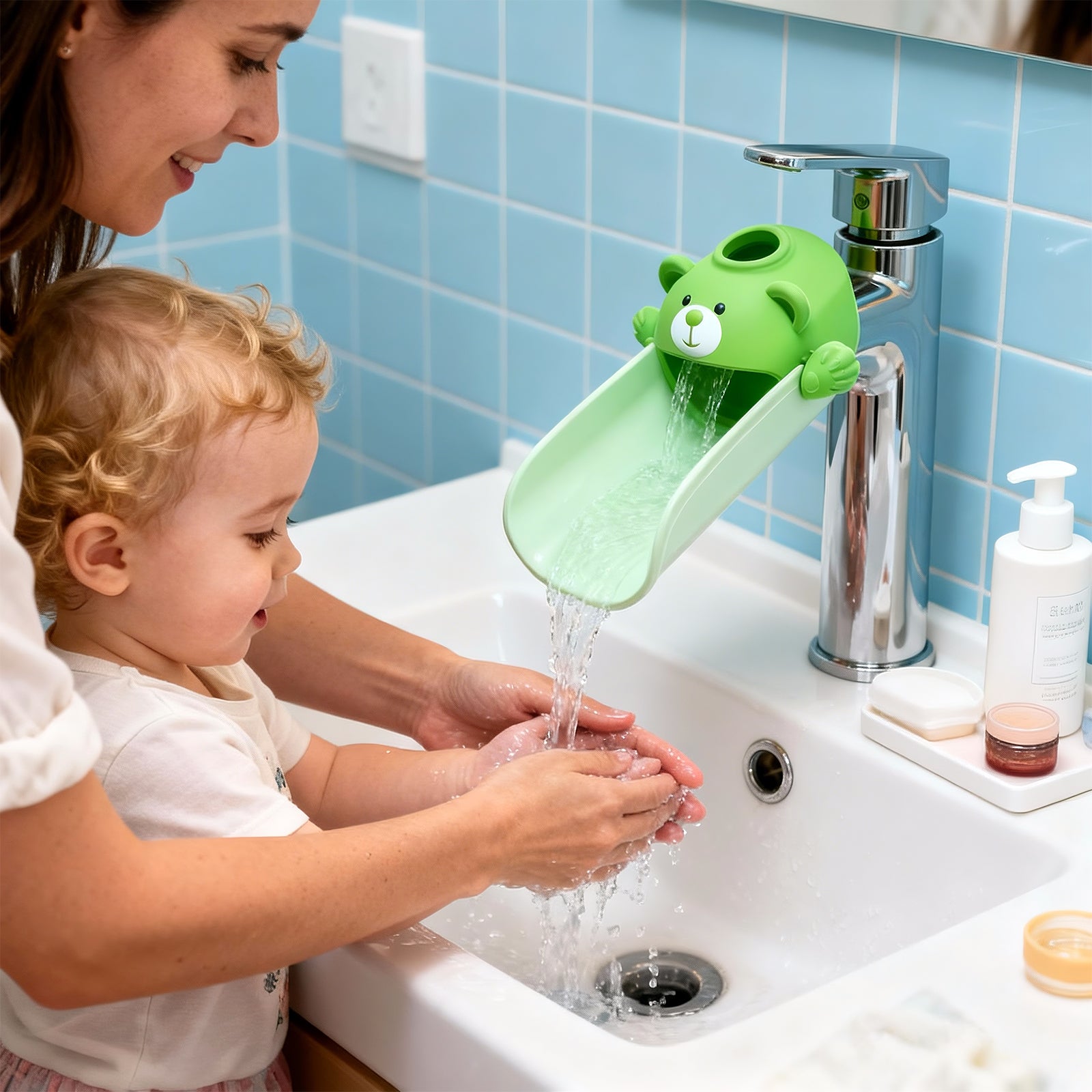 SKYROKU Bear Faucet Extender Wasserhahnverlängerung Bär
