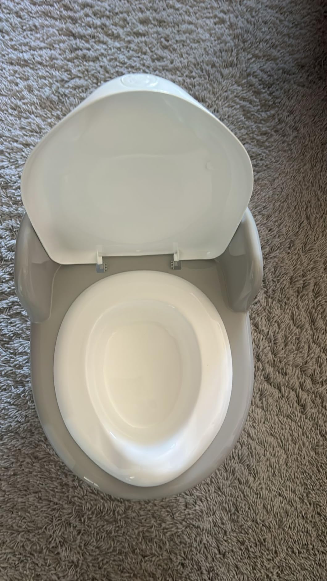 Little Star Kindertoilette Töpfchen Weiß Rückenlehne 30 kg