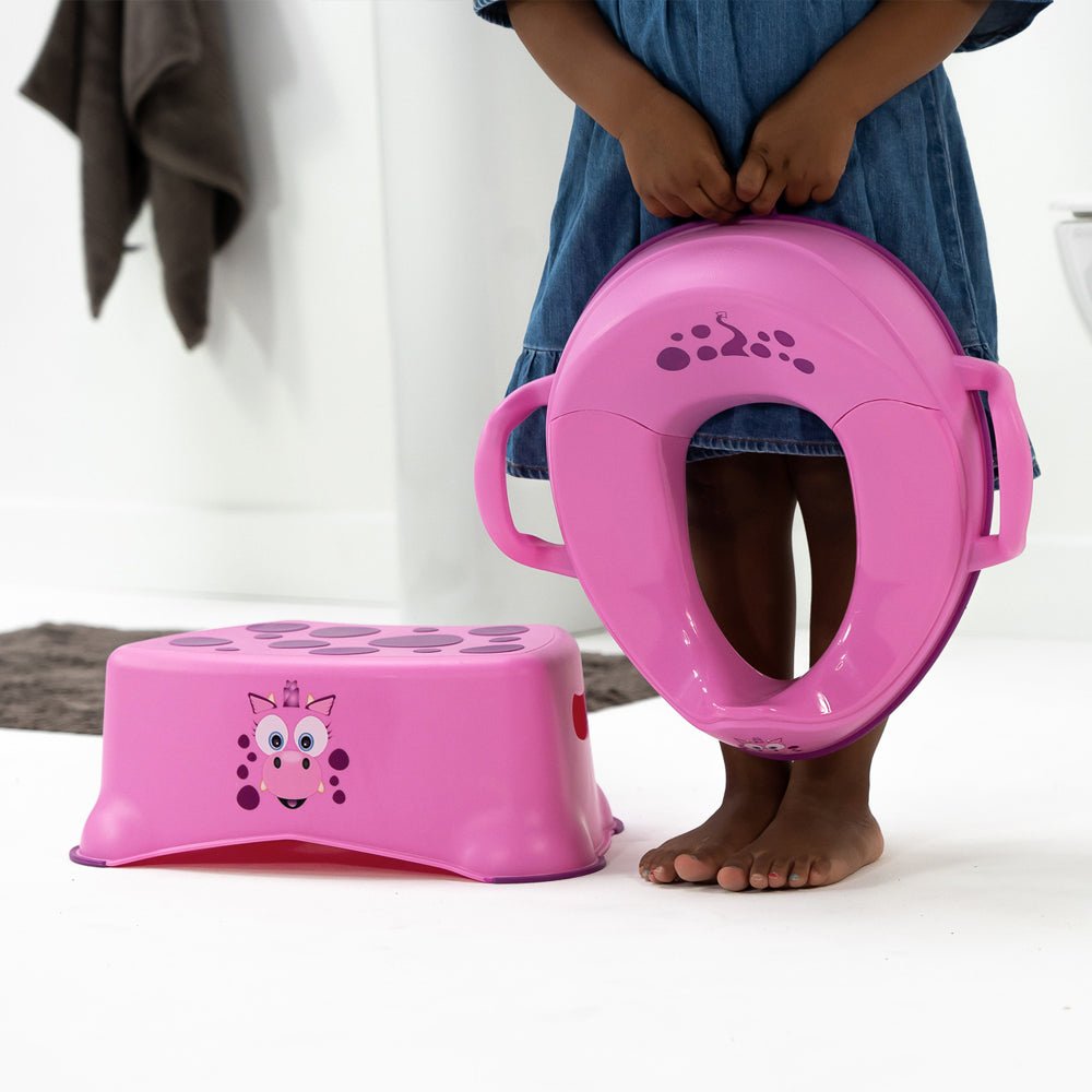 My Carry Potty My Little Step Stool Tritthocker Dragon Pink