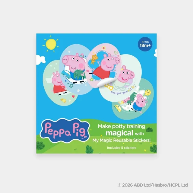 My Carry Potty Peppa Pig Magic Potty Sticker 5er-Pack wärmeaktiv
