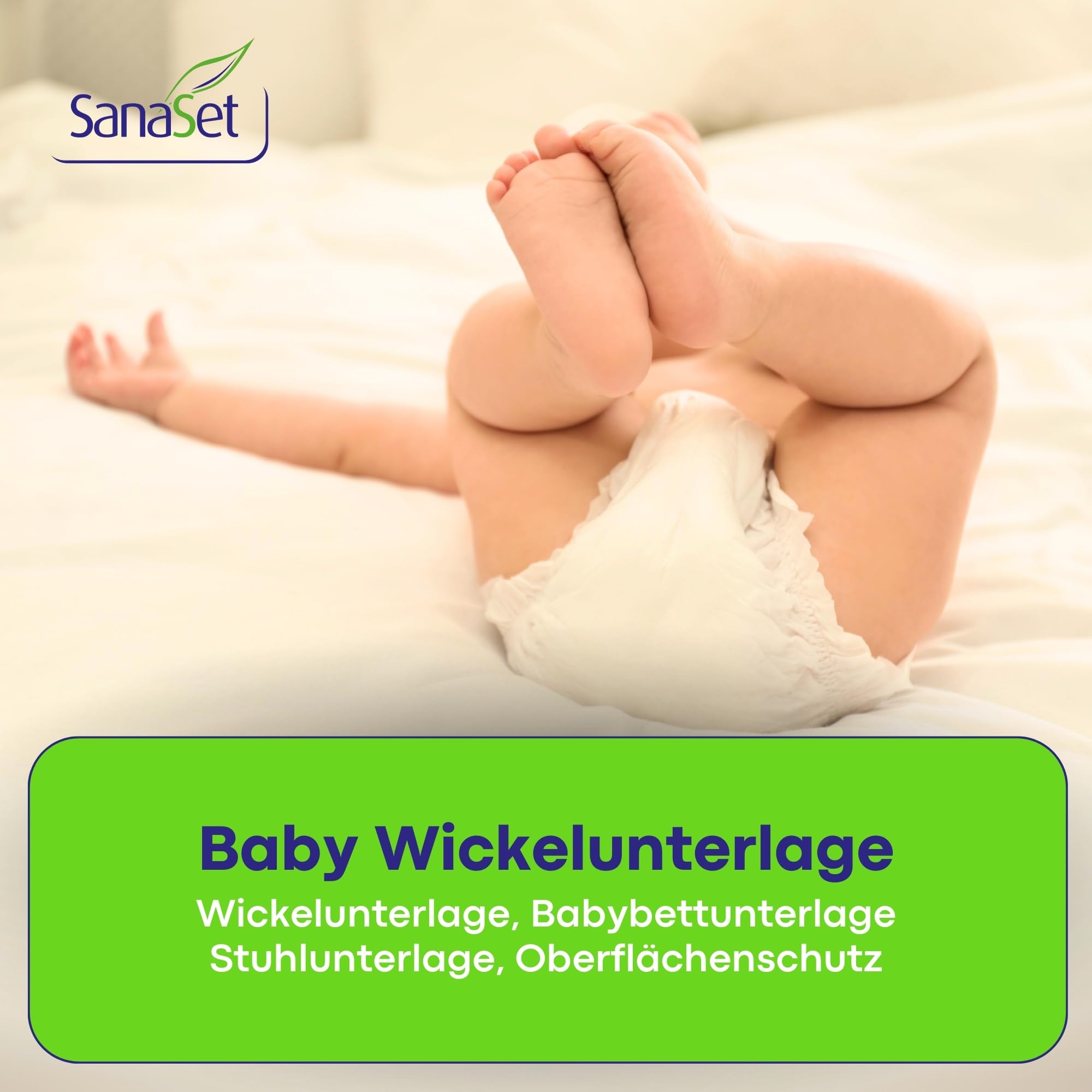 SanaSet Inkontinenzunterlagen 60x60 30 Stück saugstark