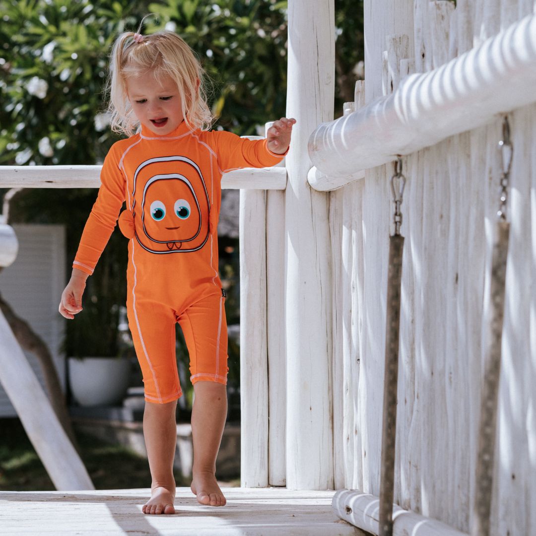 My Little Swimsuit Clownfish UV Schwimmanzug mit Mütze 2-3 J