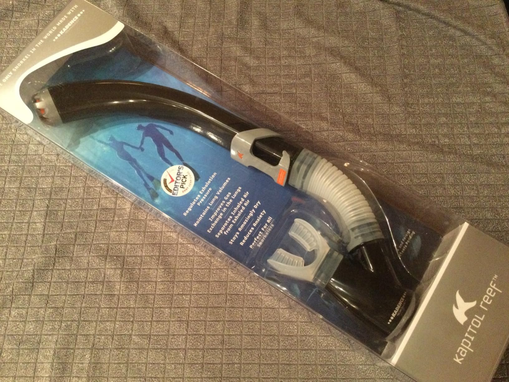 Kapitol Reef Profi Schnorchel Deep Blue Ventil Silikon