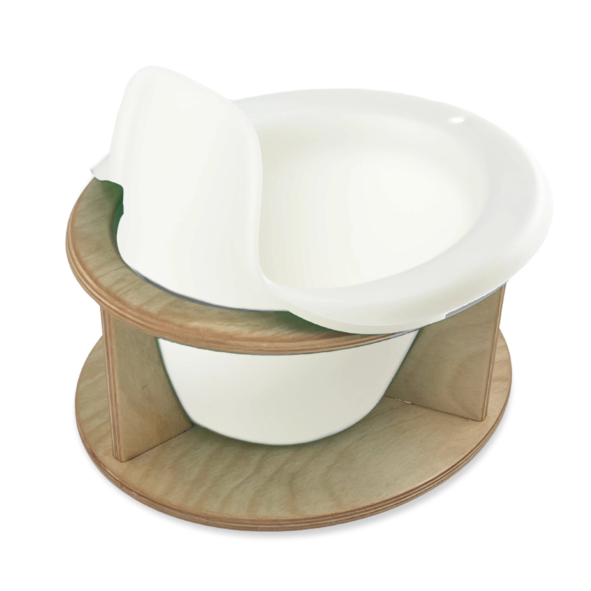 Easypisi Bömmi Set mobiles Töpfchen mit Gestell Holz