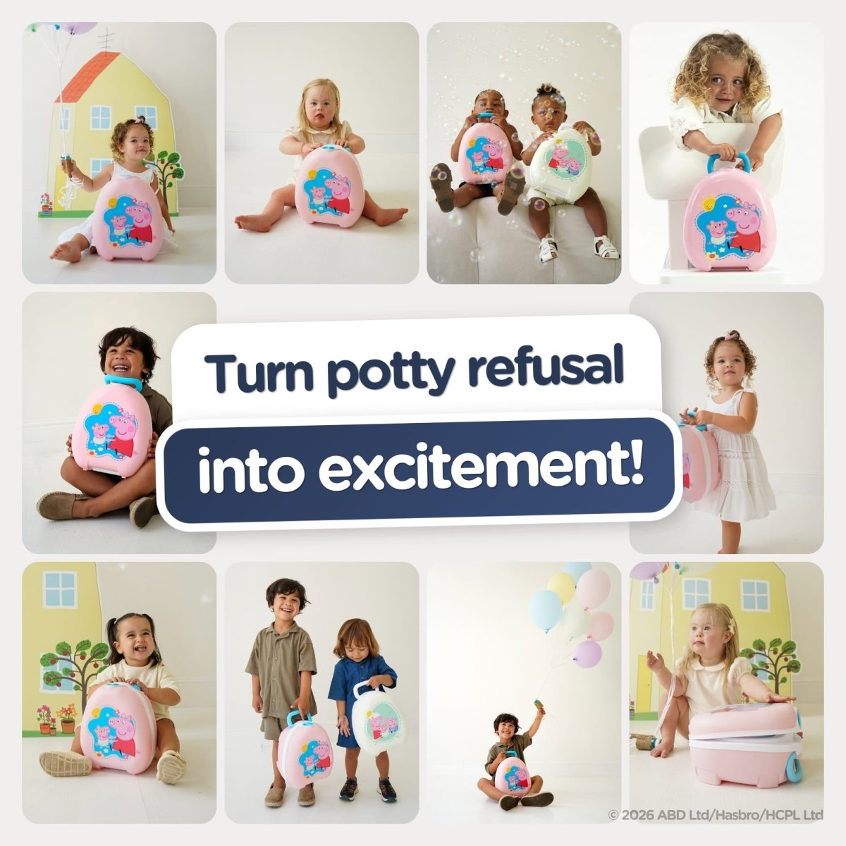 My Carry Potty Peppa & Evie Pig Reise Töpfchen auslaufsicher