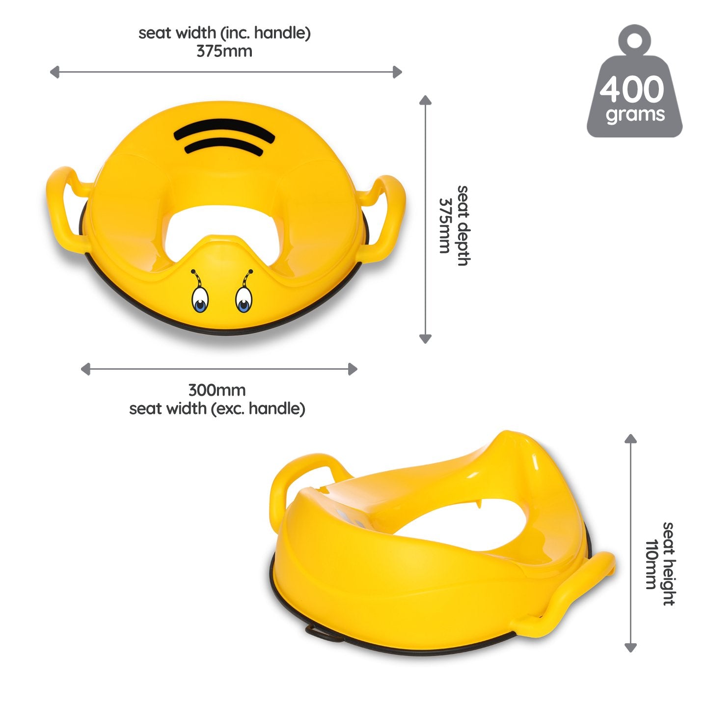 My Carry Potty Trainer Toilettensitz Bumblebee rutschfest