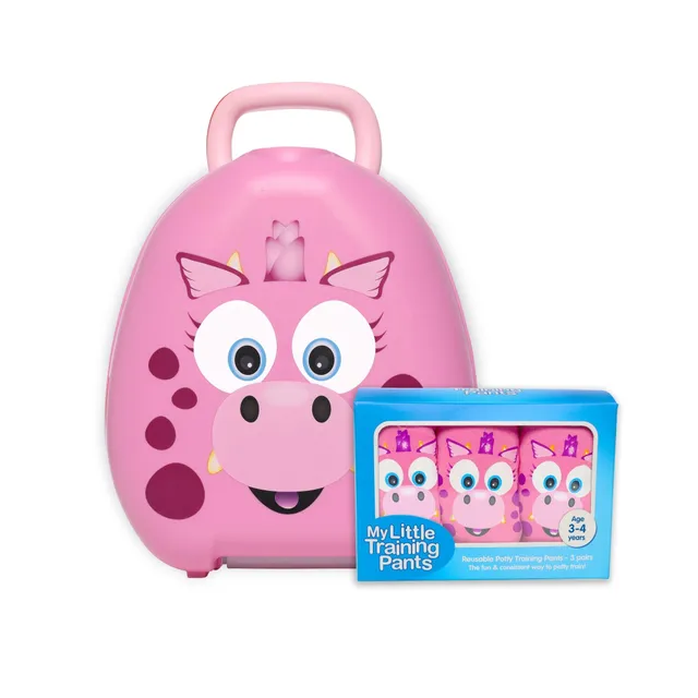 My Carry Potty Drache Töpfchen + Hose 3er-Pack 2-3 Jahre