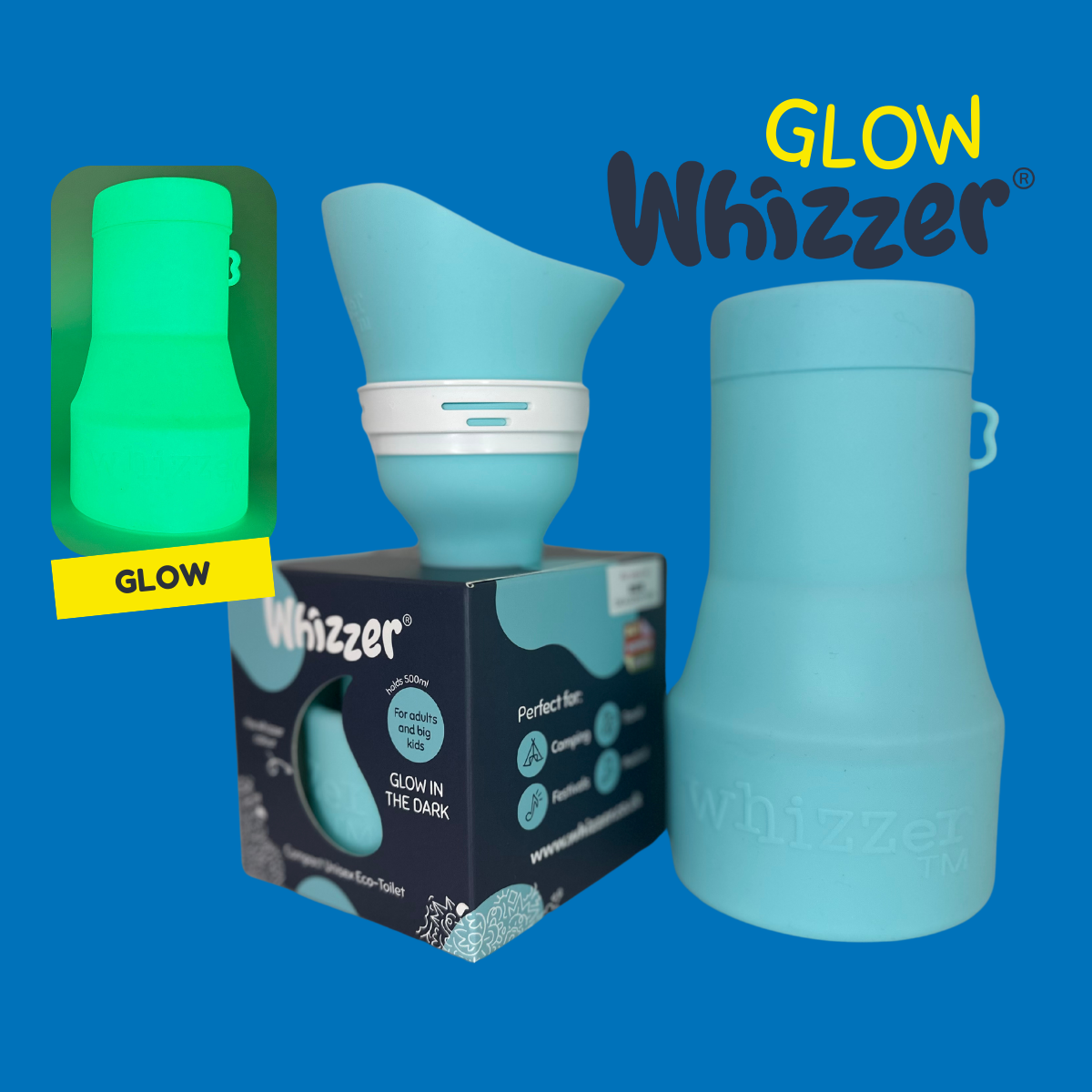 Kiddiwhizz Whizzer Big Kids Adult Reiseurinal Grau 500ml