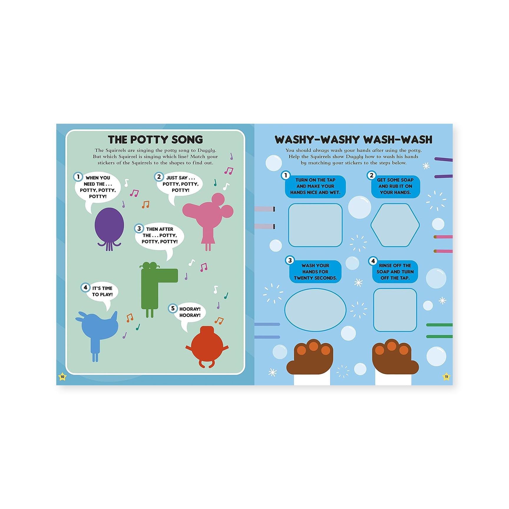 My Carry Potty Hey Duggee Stickerbuch Töpfchen 70 Sticker