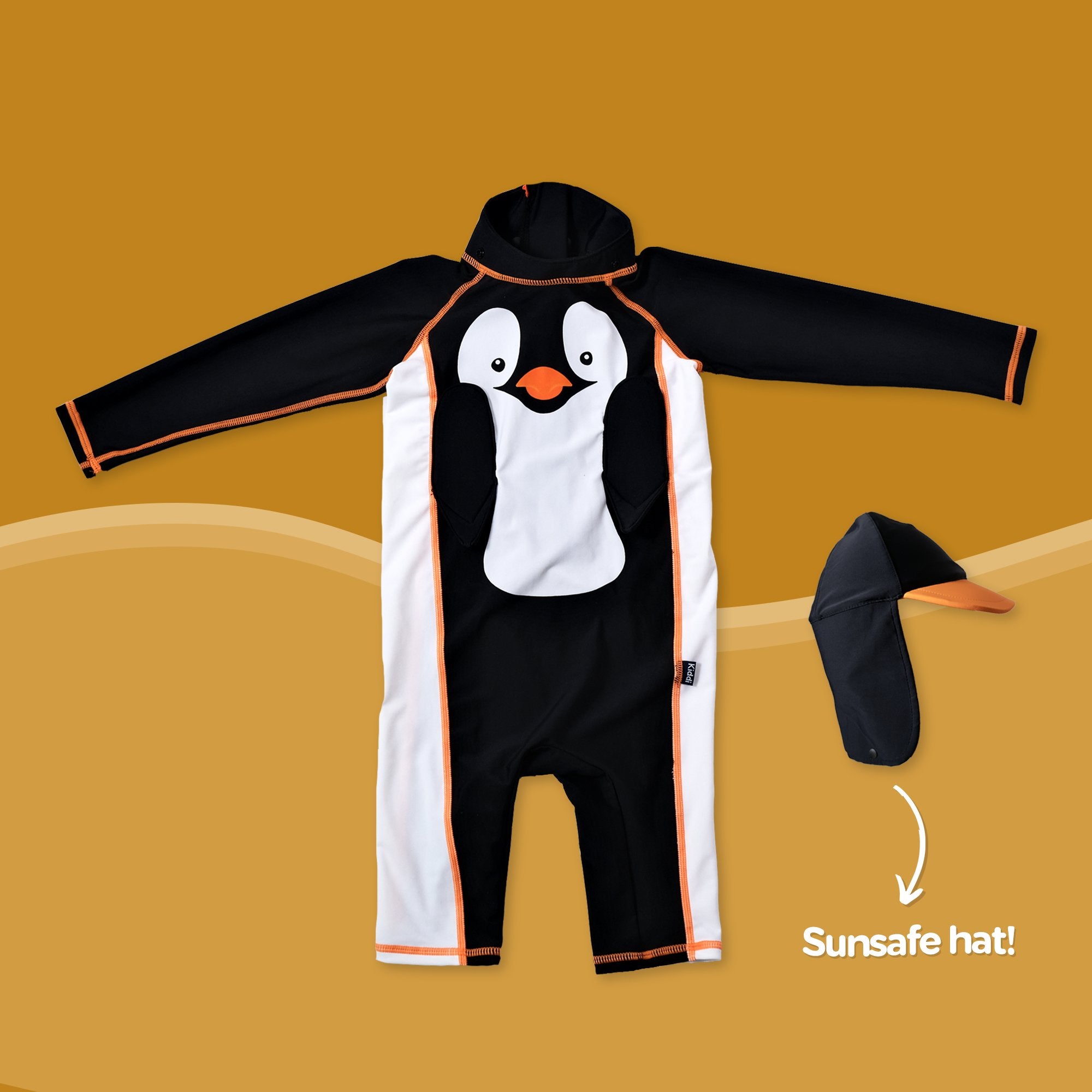 My Carry Potty Penguin Schwimmanzug 2-3 Jahre UPF50 mit Mütze