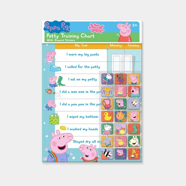 My Carry Potty Peppa Pig Belohnungstafel Töpfchentraining A3