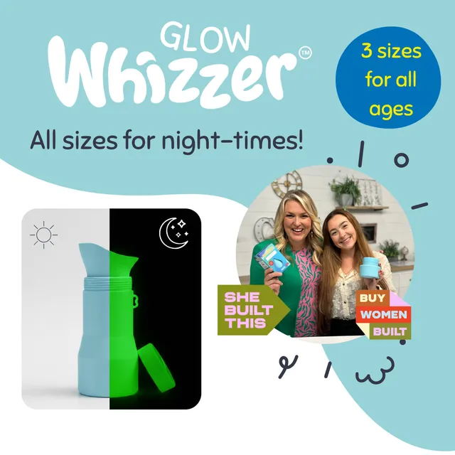 Kiddiwhizz GloWhizzer Reiseurinal Kids 250ml nachtleuchtend