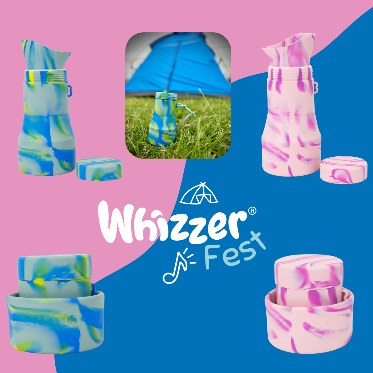 Kiddiwhizz Whizzer Big Kids Adult Reiseurinal Grau 500ml