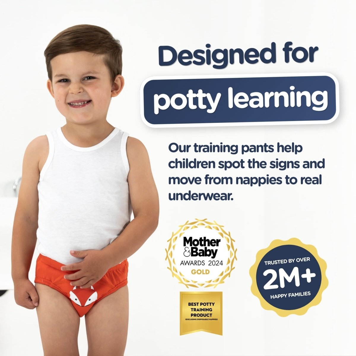 My Carry Potty Fox Trainingshose 3er-Pack 2-3 Jahre Baumwolle